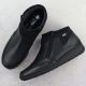 4. Rieker 47270-00 bequeme schwarze wasserdichte Leder-Damenstiefeletten