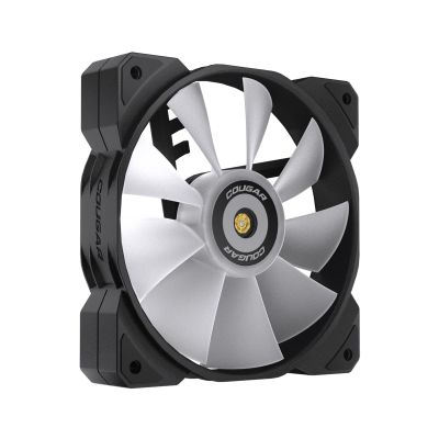 4. COUGAR CGR-CF-MHP12HB3-RGB Computergehäuse-Luftkühler 12 cm Schwarz, Weiß 3 Stück.