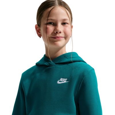5. Nike Sportswear Club Fleece Kinder-Sweatshirt Grün FD3000 372