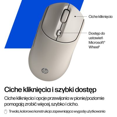 10. HP 400 Quiet Purple Wireless Mouse AZ7B7AA