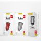 3. Dudao 3,4A Smart Autoladegerät 2x USB Silber (R6S Silber)
