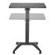 15. MACLEAN Mobiler Schreibtisch-Laptoptisch Schwarz MC-453B
