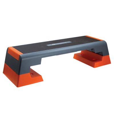 13. HMS Premium AS007 SCHWARZ/ORANGE Aerobic-Stepper 