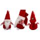 11. Dekorativer Weihnachtsmann mit Geschenktüte, 25 cm, rot
