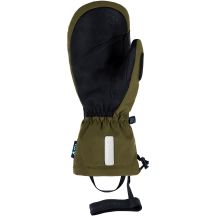 VIKING Norvik Pro Mitten Freeride-Handschuhe für Erwachsene, Khaki mit weißem Leder, Größe 6