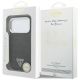 8. Guess Glitter Triangle Logo MagSafe Case für iPhone 17 Pro - Schwarz