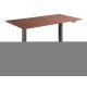 4. Equip 650805 Stehtischgestell, elektrisch betrieben, 2 Beine, schwarz