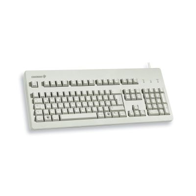 2. Tastatur CHERRY TAS G80-3000, kabelgebunden, DE-Layout, hellgrau, blaue Schalter