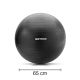 5. Meteor Fitnessball 65 cm Schwarz