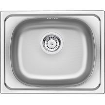 Edelstahlspüle, 1 Becken, ZEU 310A 5908212005583