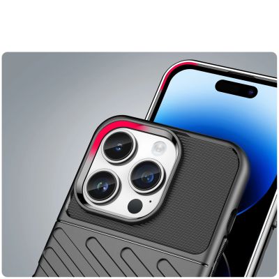 6. Thunder Case iPhone 14 Pro Max gepanzerte Hülle schwarz