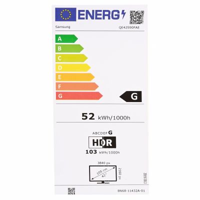 19. Samsung QE42S90F OLED-Fernseher 42 Zoll 4K Ultra HD 144 Hz Tizen Dolby Atmos Schwarz