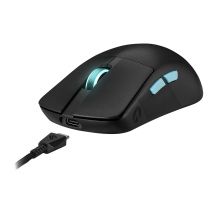 ASUS ROG Harpe Ace Aim Lab Edition Gaming-Maus, beidhändig, RF Wireless + Bluetooth + USB Typ-A, optisch, 36000 DPI