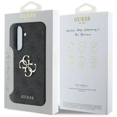 7. Guess Big 4G Logo Classic Logo Hülle für Samsung Galaxy A56 - Schwarz