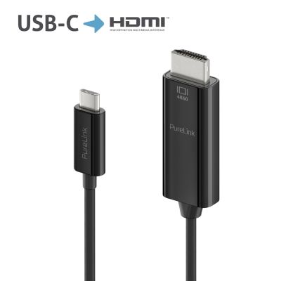 2. PureLink IS2201-010 1m USB Typ-C HDMI Kabeladapter Schwarz