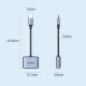 19. Ugreen USB Typ C (männlich) - USB Typ C PD QC (weiblich) + 3,5-mm-Miniklinke (weiblich) grau (CM231)