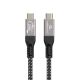 GEMBIRD PREMIUM LADE- UND DATENKABEL USB 4 TYP-C 40 Gbit/s, 240 W, 0,3 m