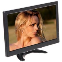 Monitor mit VGA-, HDMI-, Audio-, 2x Video-, USB- und Fernbedienungsanschlüssen (TFT-12"/CCTV 11,6")