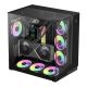 4. GameMax NEX C56 VC BK Midi-Tower-Computer-Sicherheits- und Halterungssystem Schwarz