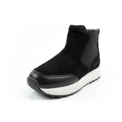 3. Scholl Beverly Bootie Damen Lederstiefeletten Schwarz