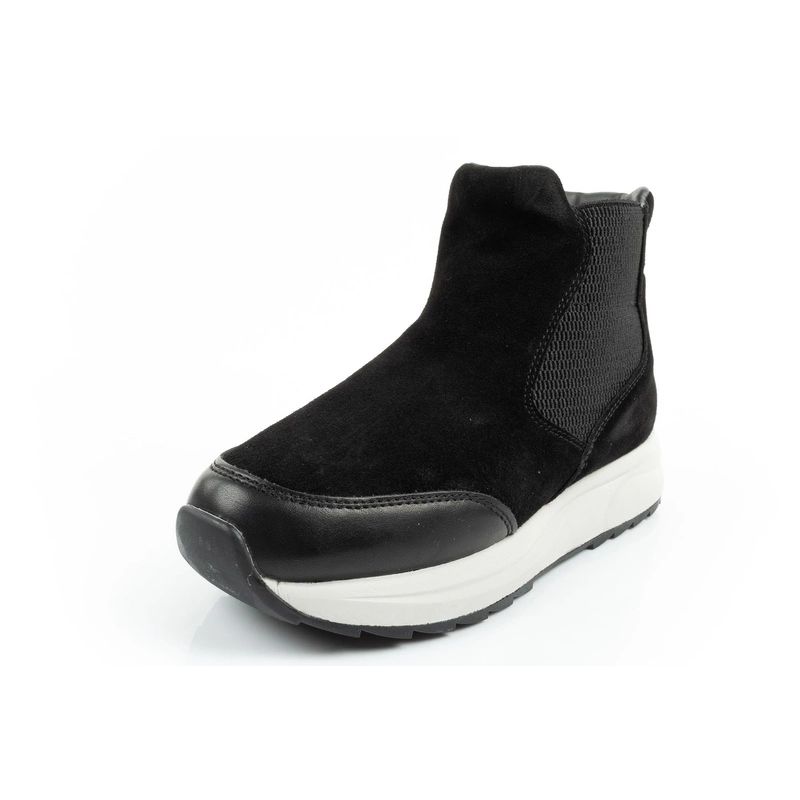 3. Scholl Beverly Bootie Damen Lederstiefeletten Schwarz