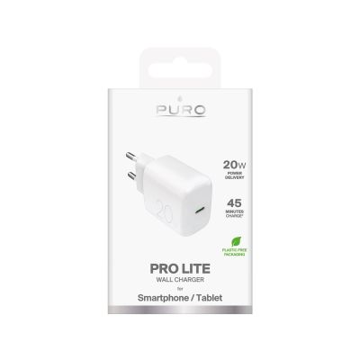 2. Puro PROLITE 20W USB-C Wandladegerät - Weiß
