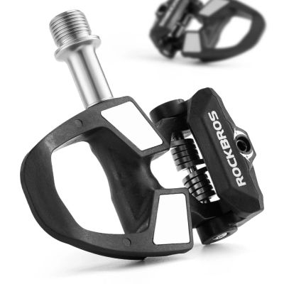 7. Rockbros RD9 SPD Pedalplatten aus Carbonfaser und Titanlegierung – Schwarz