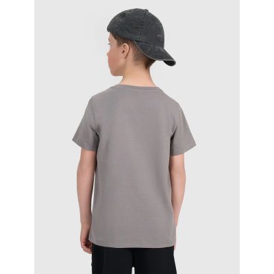 4. Einfarbiges Jungen-T-Shirt, Größe 4F 4FJRAW25TTSHM3260-22S