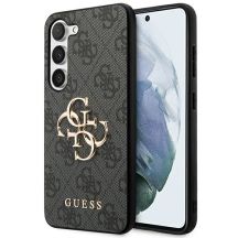 Guess GUHCS23S4GMGGR S23 S911 Grau/Grau Hardcase 4G Big Metal Logo