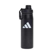 Adidas Metallflasche mit Schraubverschluss, 0,6 l, schwarz, KC6412