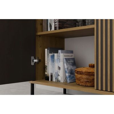 7. KAMARO 2D SLIM ARTISAN Kommode/SCHWARZ