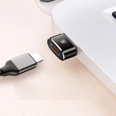 16. Baseus Mini USB-C-zu-USB-A-Adapter – Schwarz