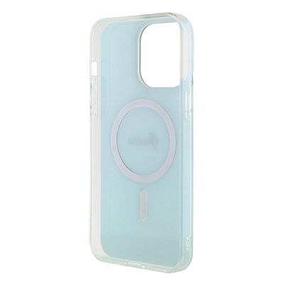 7. Guess GUHMP15XHITSQ iPhone 15 Pro Max Türkis/Türkis Hardcase IML Iridescent MagSafe