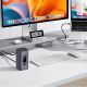 11. Baseus Spacemate Hub USB-C 11-in-1 Dockingstation mit 3x HDMI 4K 60Hz + 2x USB-A (10 Gbit/s) + 1x USB-C (10 Gbit/s) + RJ45 + 2x USB-A (480 Mbit/s) + 1x USB-C (PD) + 1x 3,5-mm-Klinkenbuchse – Grau