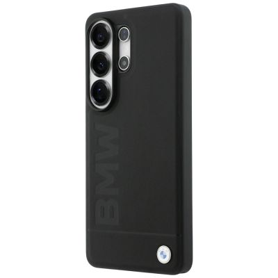 2. BMW Leder-MagSafe-Hülle mit Heißprägung für Samsung Galaxy S26 Ultra – Schwarz