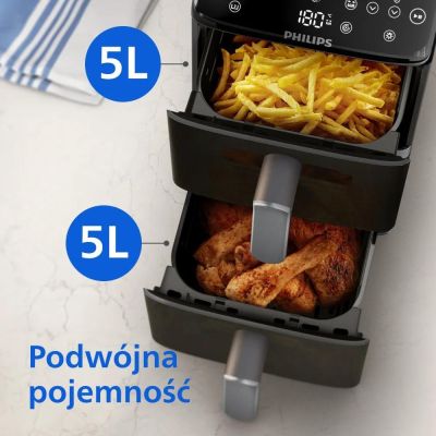 14. Philips 4000 Series NA461/00 Ovi Stacked Dual Basket – Serie 4000