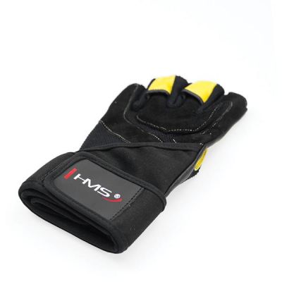 21. Schwarz/Gelb HMS RST01 rM Gym Handschuhe