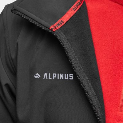 37. Alpinus Stenshuvud Softshelljacke schwarz BR43371