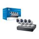 3. LevelOne CCTV 8-Kanal-Set 2MP/IP66/H.264/1x3,5"/IR-30m weiß