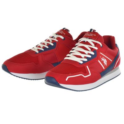 4. Herren-Sportschuhe US Polo Assn. Sneakers - NOBIL004-RED-DBL01