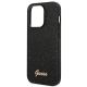 6. Guess Glitter Script Case für iPhone 14 Pro - Schwarz