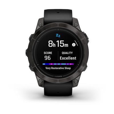8. Garmin EPIX PRO g2 47 mm Saphir Carbongrau DLC Tit. Schwarz