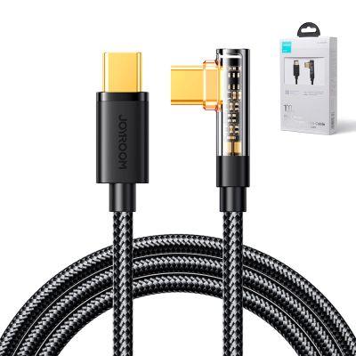 3. Joyroom Gaming-Kabel S-CC100A6 USB-C (gewinkelt) / USB-C (gerade) 100 W 1,2 m – schwarz