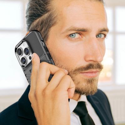 7. Thunder Case iPhone 14 Pro Max gepanzerte Hülle schwarz