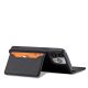 3. Magnet Card Case Hülle für iPhone 14 Flip Cover Wallet Stand schwarz