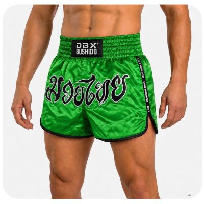 Herren-Thai-Shorts PASTEL GREEN V2 COMBATWEAR | DBX Bushido
