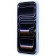 5. Guess MagSafe-Hülle mit genarbtem Dreieckslogo für iPhone 18 Pro Max / 17 Pro Max – Blau