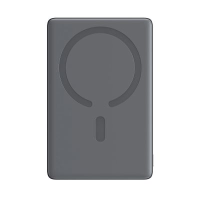 4. Powerbank Joyroom JR-PBM08 5000mAh 20W ultradünn mit induktivem Laden - grau