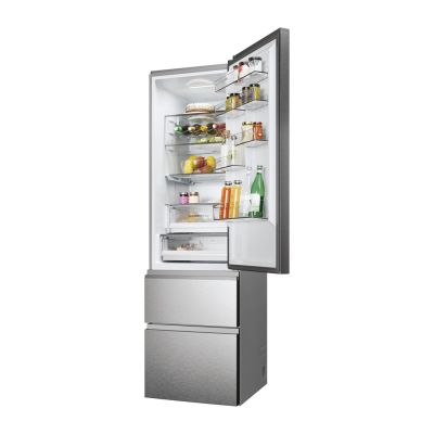 20. Haier HTW5620DNMG Mehrtüriger Kühlschrank (Edelstahl)
