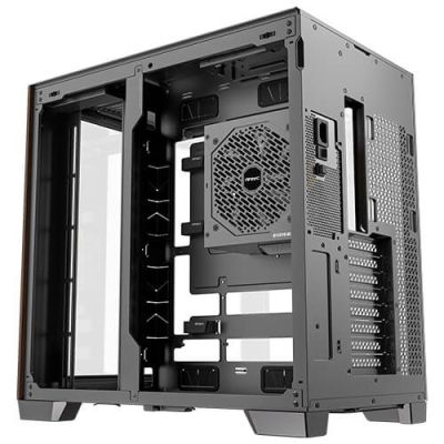 7. Antec C Curve Holz Full Tower Schwarz, Transparent, Holz